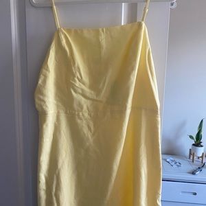 Gianni bini yellow sundress